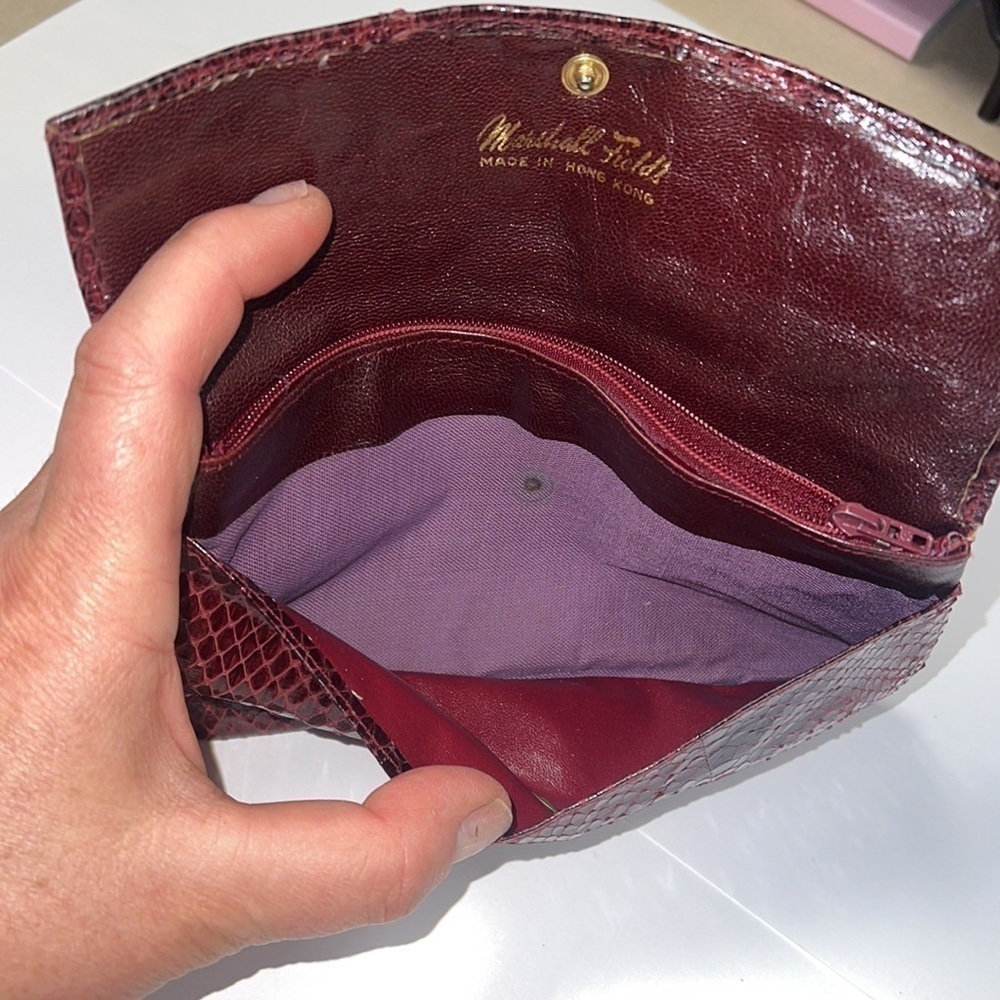 Marshall Field’s Vintage Python Snakeskin Clutch … - image 10